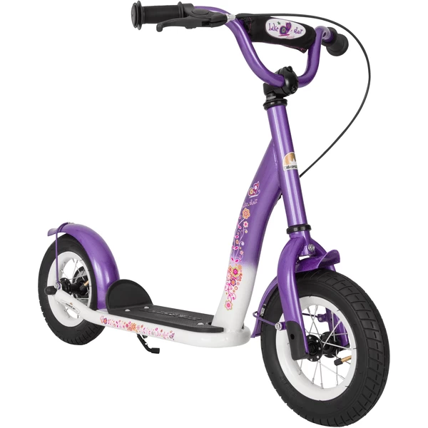 Bikestar Kinderroller 10", Classic Lila/weiß 1 Bikestar Kinderroller 10", Classic Lila/weiß