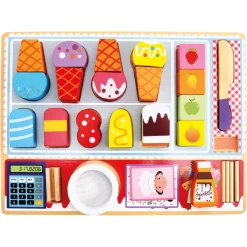 Bino 3D Puzzle Holz, Eisdiele