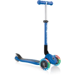 GLOBBER JUNIOR FOLDABLE LIGHTS Mit Leuchtrollen, Navy Blau