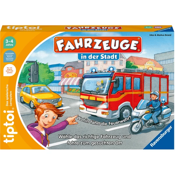 Ravensburger Tiptoi® Fahrzeuge In Der Stadt 1 Ravensburger Tiptoi® Fahrzeuge In Der Stadt