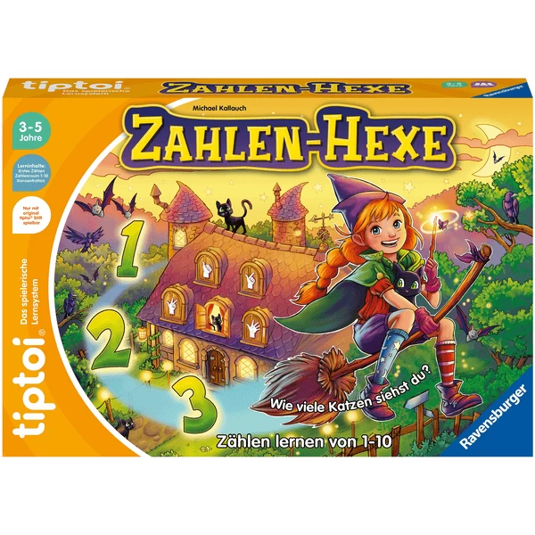Ravensburger Tiptoi® Zahlen-Hexe 1 Ravensburger Tiptoi® Zahlen-Hexe